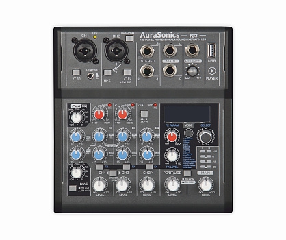 AuraSonics K4 компактный микшерный пульт в Никели