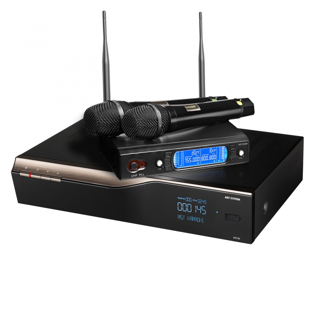 караоке-комплект AST-50 c микрофонами в Никели
