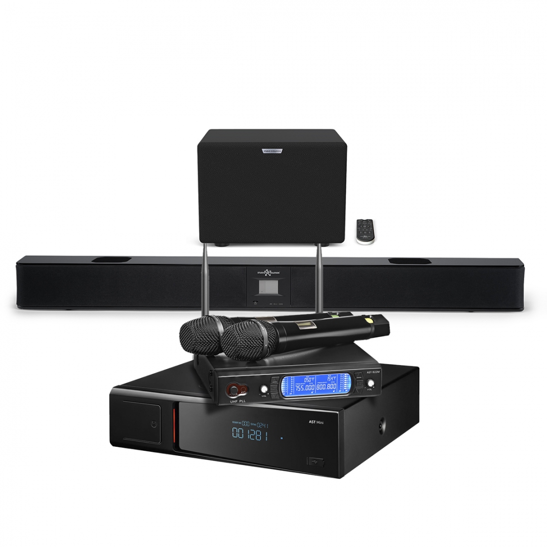 караоке-комплект AST Mini Sound Bar (саундбар с караоке) в Никели