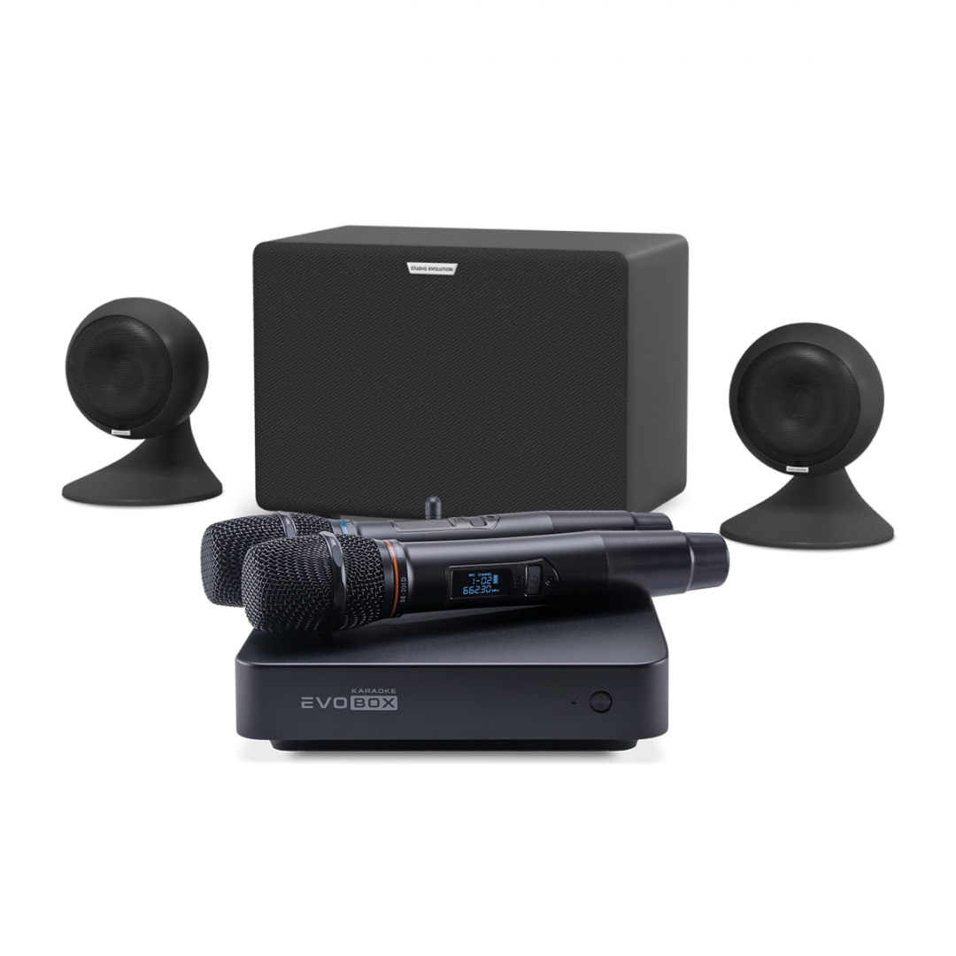 караоке-комплект EVOBOX Plus + EvoSound Sphere 2.1 в Никели