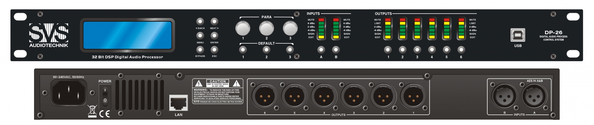 SVS Audiotechnik DP-26 Цифровой процессор: 2 входа 6 выходов в Никели