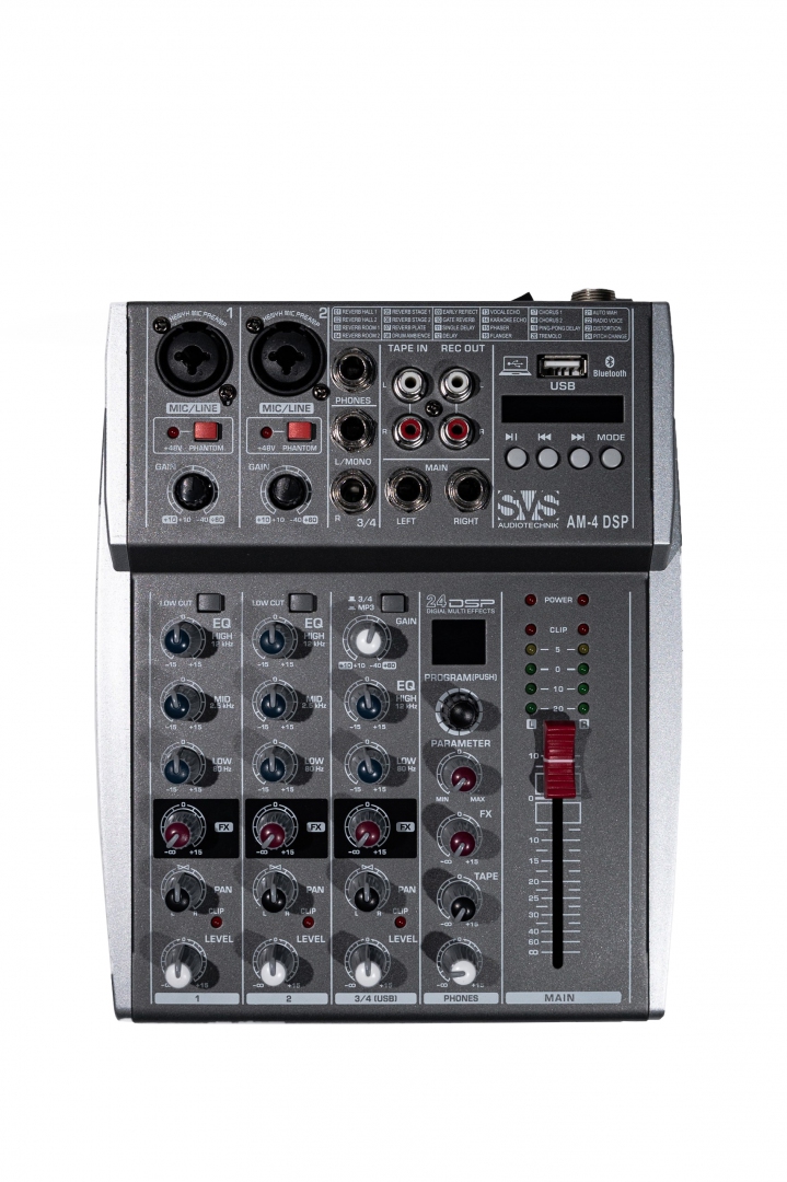 SVS Audiotechnik mixers AM-4 DSP Аналоговый микшерный пульт, 4-канала в Никели