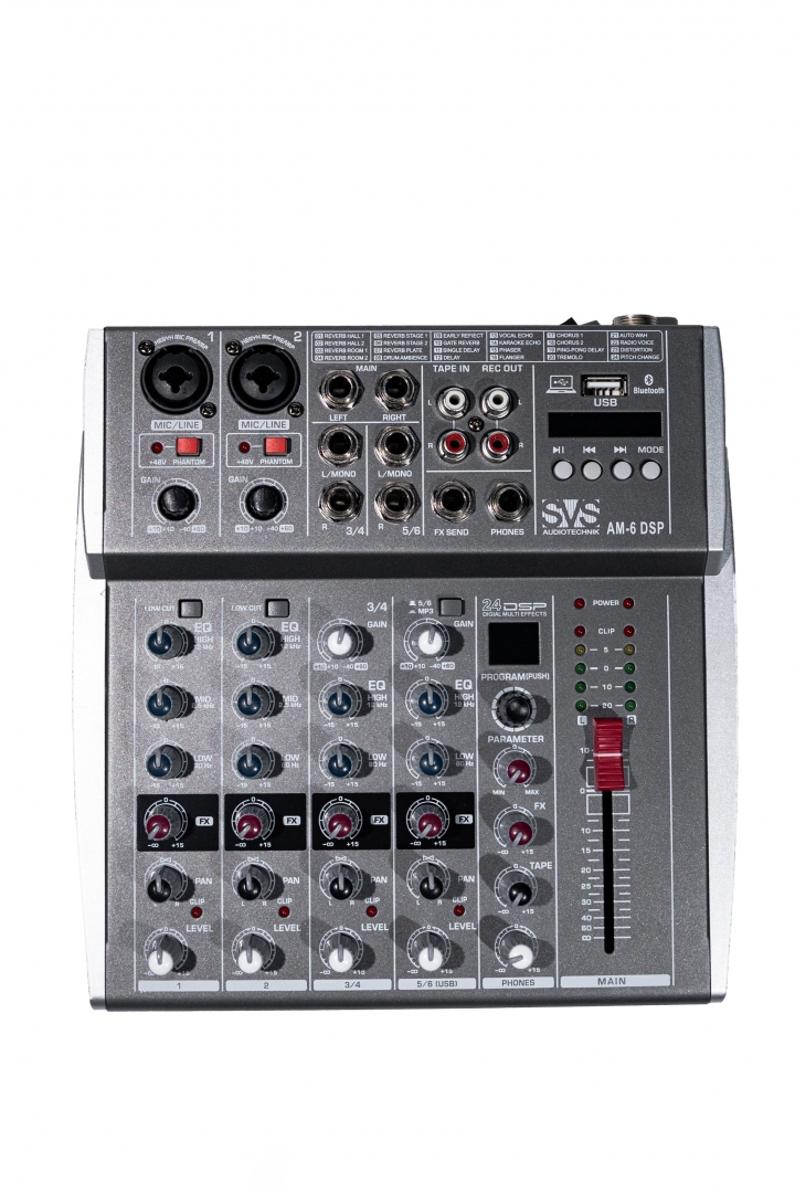 SVS Audiotechnik mixers AM-6 DSP Микшерный пульт аналоговый, 6-канальный SVS Audiotechnik mixers в Никели