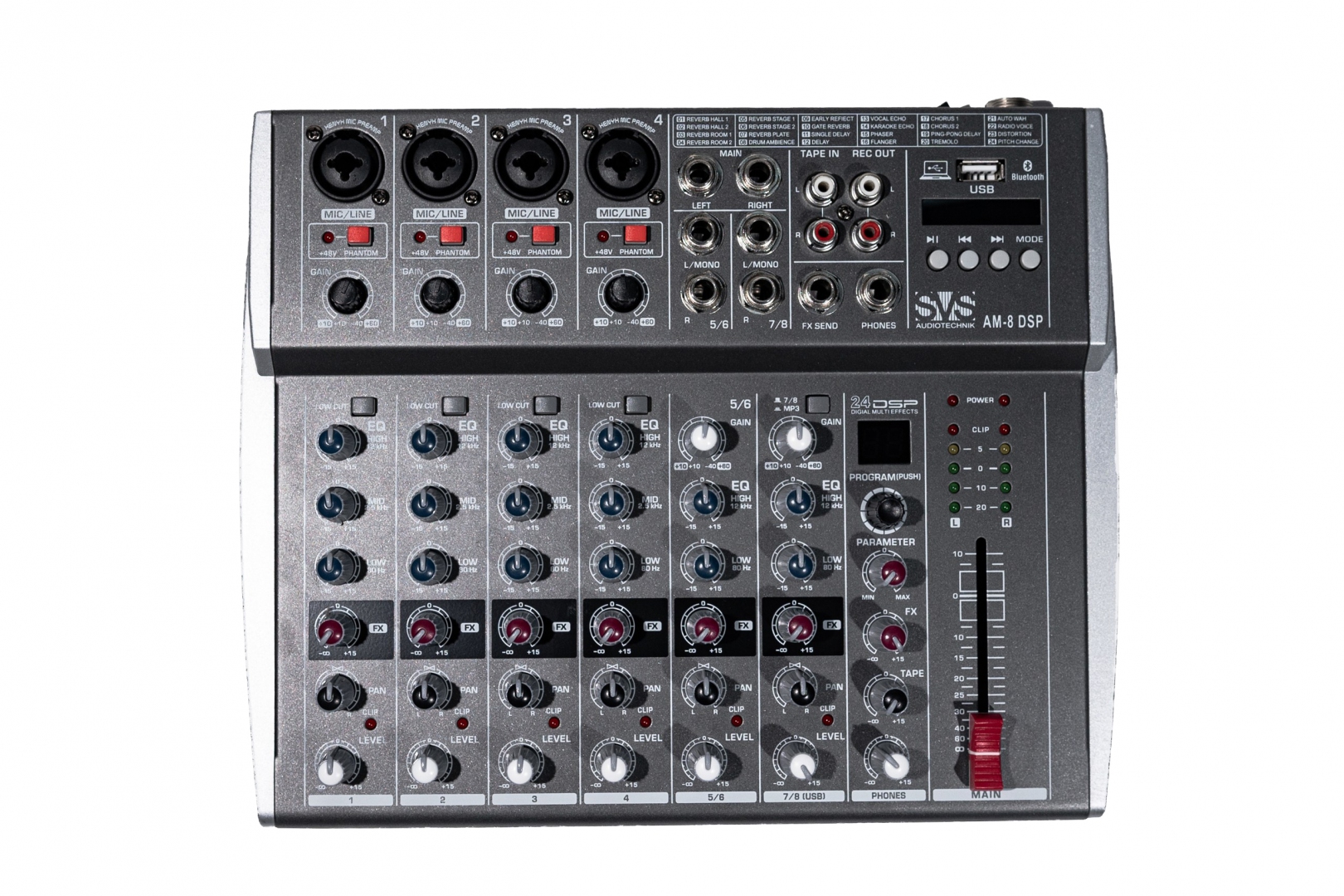 SVS Audiotechnik mixers AM-8 DSP Микшерный пульт аналоговый, 8-канальный в Никели
