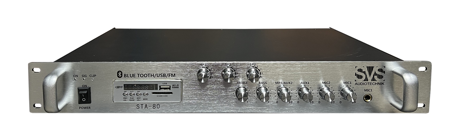 SVS Audiotechnik STA-80 Микшер-усилитель для систем Public Address в Никели