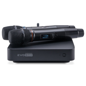 караоке-комплект EVOBOX Classic + EvoSound Bar (саундбар с караоке) в Никели