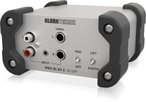Klark Teknik DI 22P пассивный стерео директ-бокс в Никели